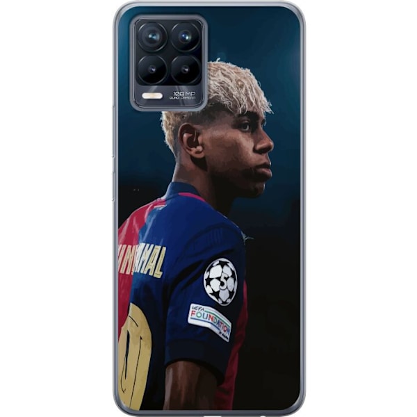 Realme 8 Läpinäkyvä kuori Lamine Yamal - Barcelonan ihmelap