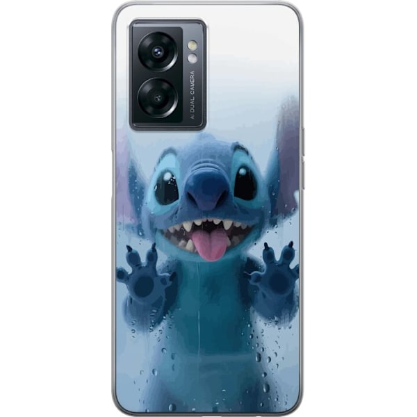 OnePlus Nord N300 Genomskinligt Skal Stitch Window View – Stitch vid ett fönster i söt stil