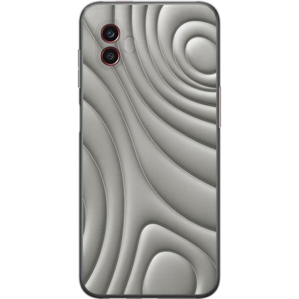 Samsung Galaxy Xcover6 Pro Gennemsigtig cover Sølvbølger
