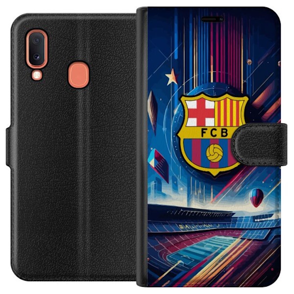 Samsung Galaxy A20e Lompakkokotelo FC Barcelona