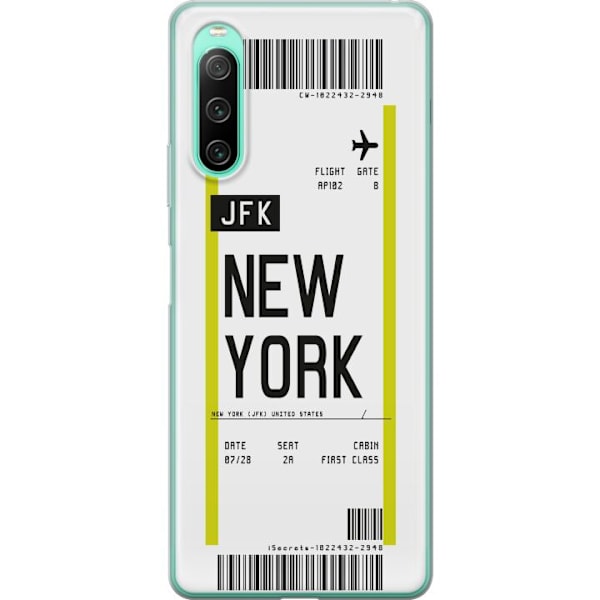 Sony Xperia 10 IV Genomskinligt Skal New York