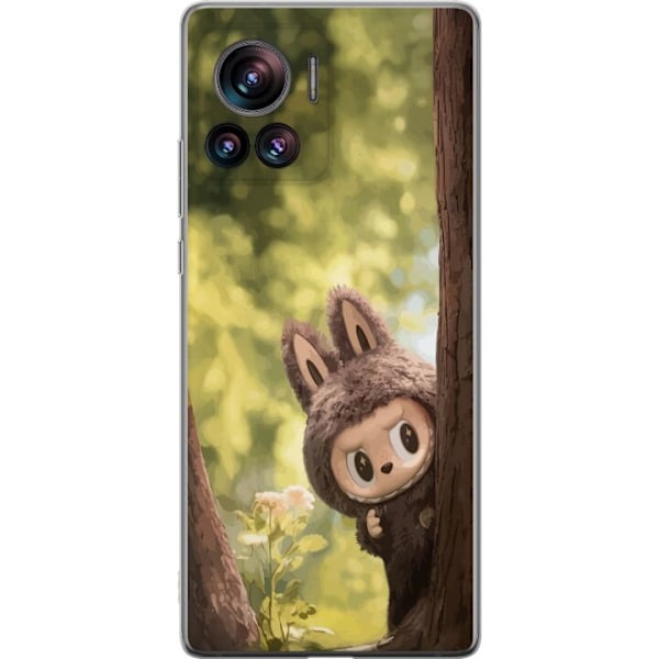 Motorola Edge 30 Ultra Läpinäkyvä kuori Labubu Graffiti Vib