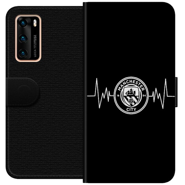 Huawei P40 Lompakkokotelo Manchester City F.C.