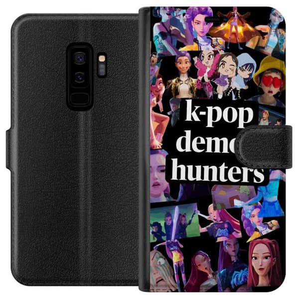 Kompatibelt Lommeboketui til Samsung Galaxy S9+ KPop Demon Hunters glow edition-samleobjekt
