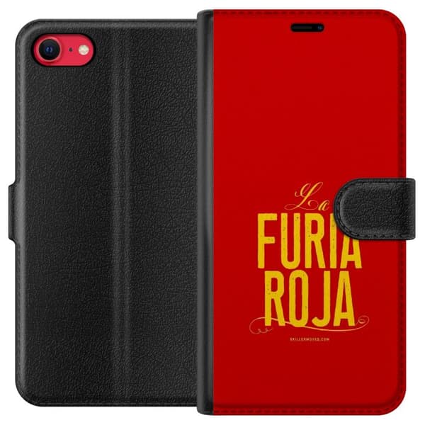 Kompatibel Tegnebogsetui til Apple iPhone 7 La Furia Roja rød