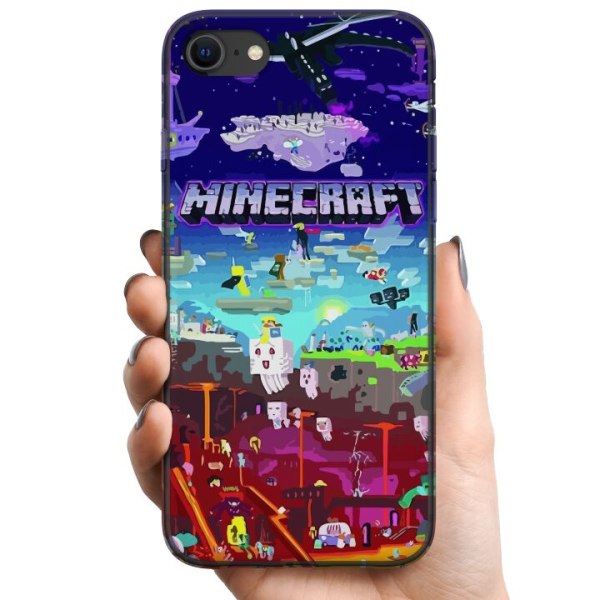 Apple iPhone SE (2022) TPU Mobilskal Minecraft