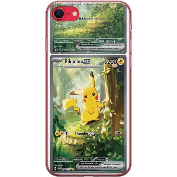 Kompatibelt Mobildeksel til Apple iPhone 7 Pikachu grønn