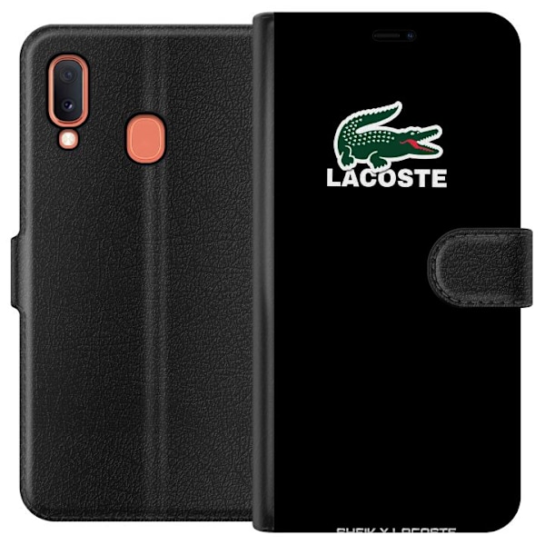 Samsung Galaxy A20e Lompakkokotelo Lacoste