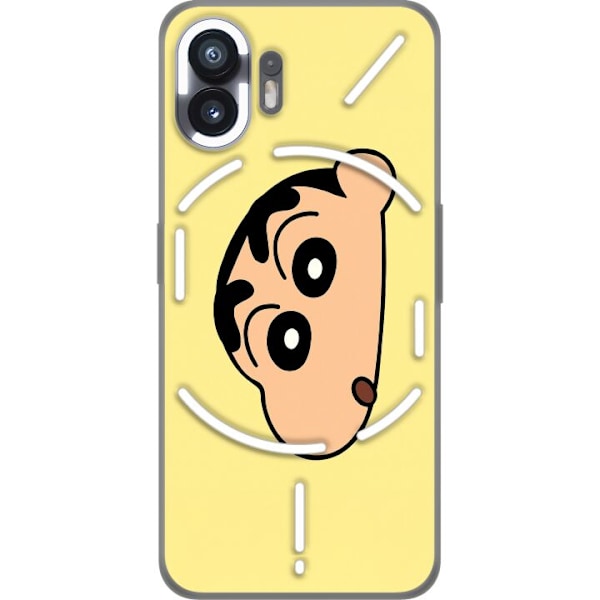 Nothing Phone (2) Gjennomsiktig deksel Peeking Shinchan