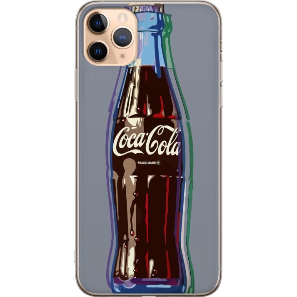 Apple iPhone 11 Pro Max Läpinäkyvä kuori Coca Cola