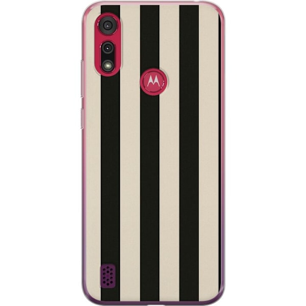 Motorola Moto E6s (2020) Genomskinligt Skal Line Flow