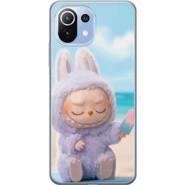 Xiaomi Mi 11 Lite Läpinäkyvä kuori Labubu Vaaleanpunainen Tunnelma