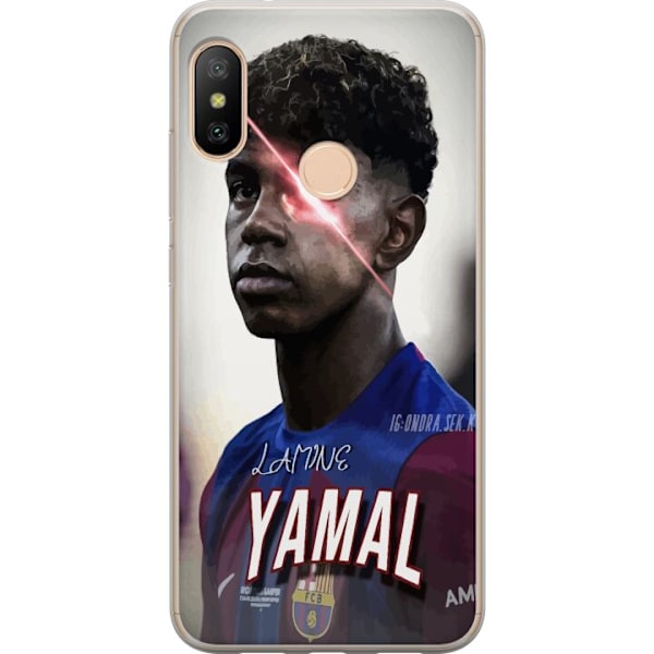 Xiaomi Redmi 6 Pro Läpinäkyvä kuori yamal lamine