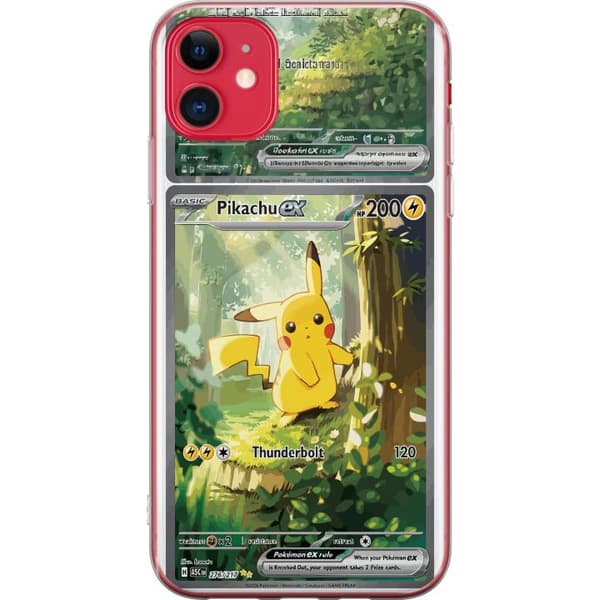 Kompatibelt Mobildeksel til Apple iPhone 11 Pikachu grønn