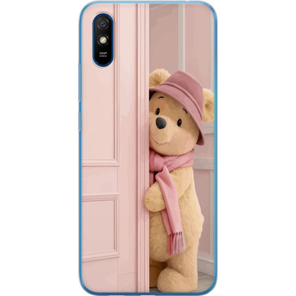 Xiaomi Redmi 9AT Genomskinligt Skal Nalle Puh Disney Motiv Tecknad Serie Klassisk Populär Barn Motiv Disneyfigur Ikonisk Karaktär