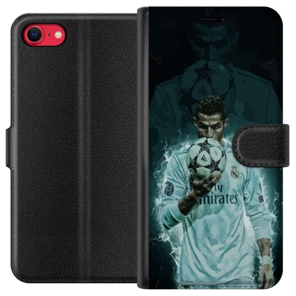 Kompatibel Tegnebogsetui til Apple iPhone SE (2020) Ronaldo