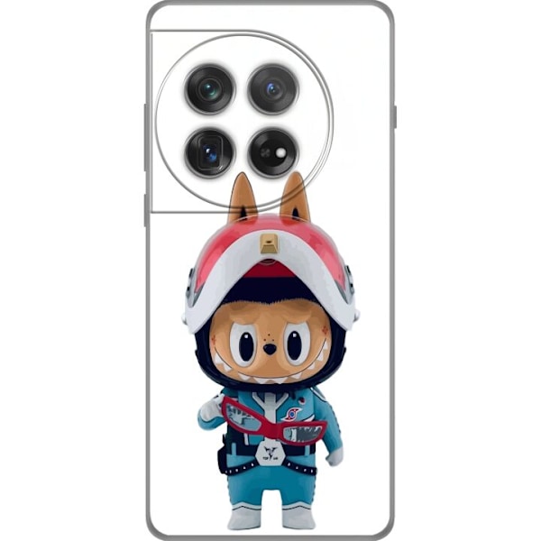 OnePlus 12 Läpinäkyvä kuori How2work Labubu hirviöt x Ultraman Blue -hahmo