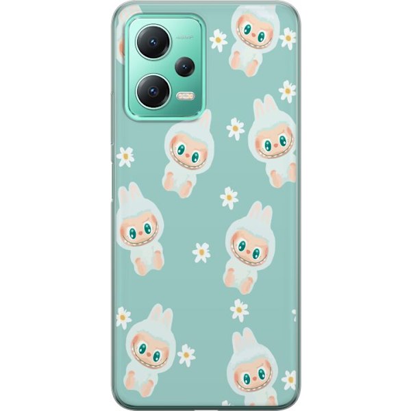 Xiaomi Redmi Note 12 Läpinäkyvä kuori Labubu Candy Vibes