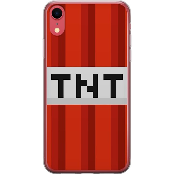 Apple iPhone XR Läpinäkyvä kuori Minecraft TNT
