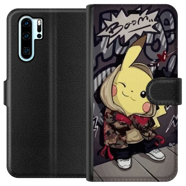 Kompatibelt Lommeboketui til Huawei P30 Pro Pokemon