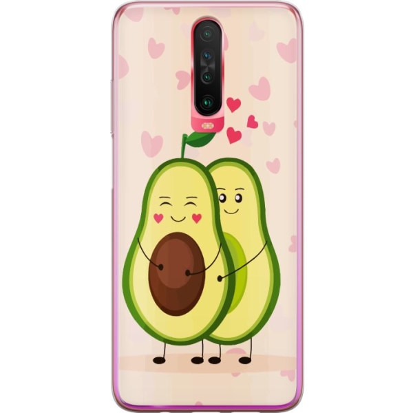 Xiaomi Redmi K30 Gennemsigtig cover Avokado Kærlighed