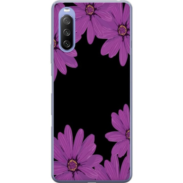 Sony Xperia 10 III Lite Gennemsigtig cover Blomsterarrangement