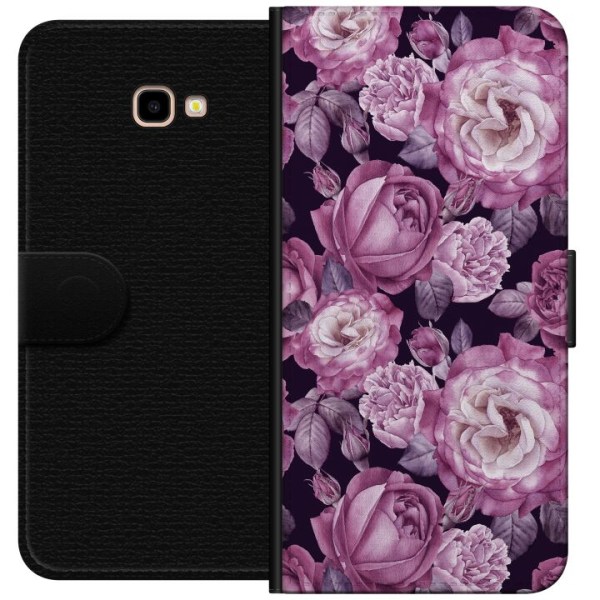 Samsung Galaxy J4+ Plånboksfodral Blommor