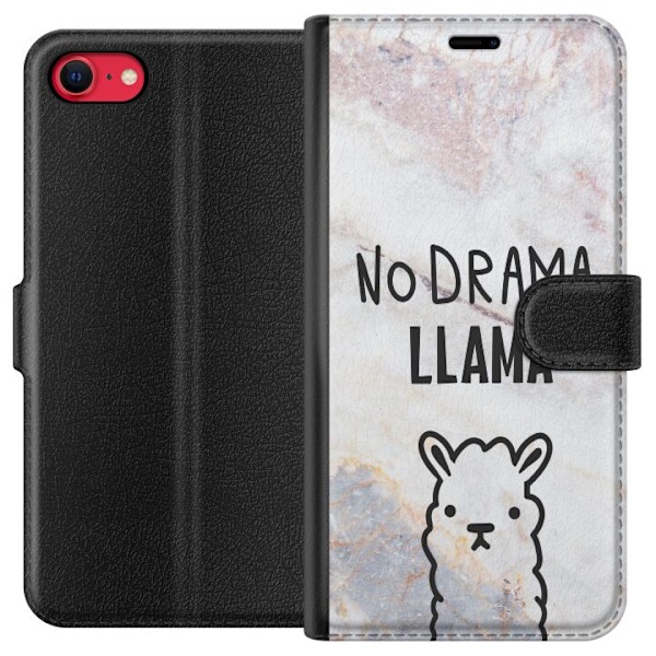 Apple iPhone SE (2020) Lompakkokotelo Llama Marmori