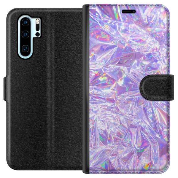 Kompatibel Tegnebogsetui til Huawei P30 Pro Glitter