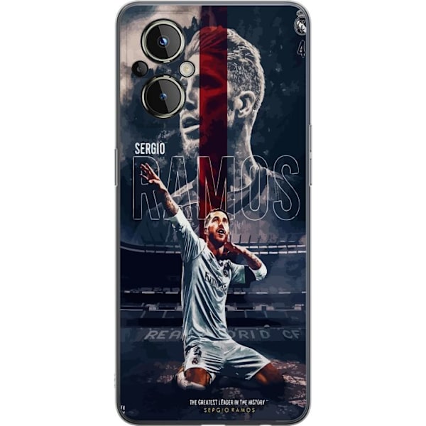 OnePlus Nord N20 5G Läpinäkyvä kuori Ramos Jalkapallolegenda Motiivi Pelaaja Real Madrid Espanja Takaisin Ikoni Nimi Jalkapallotähti Urheilu