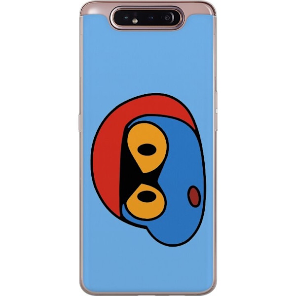 Samsung Galaxy A80 Gjennomsiktig deksel Bold Bot Head
