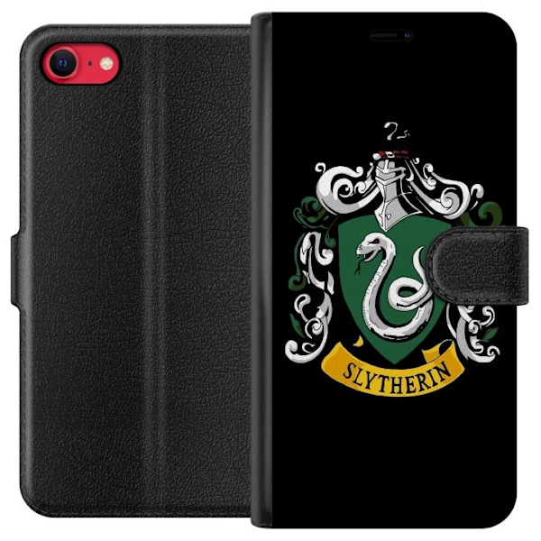 Apple iPhone 8 Tegnebogsetui Harry Potter - Slytherin