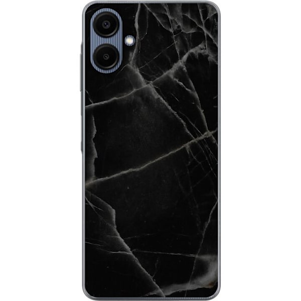 Samsung Galaxy A06 Gennemsigtig cover Sort marmor