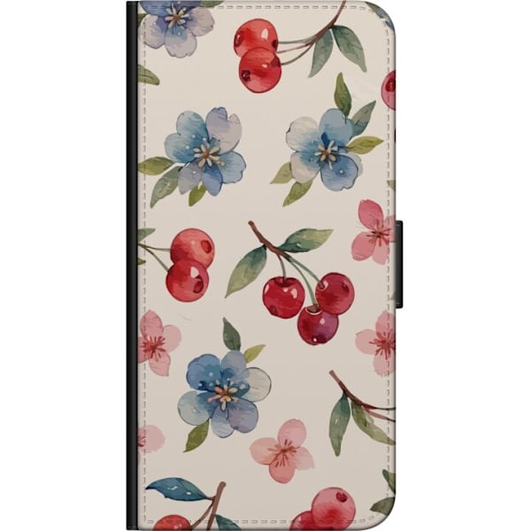 Samsung Galaxy Note10+ Plånboksfodral Bär & Blommor – mön