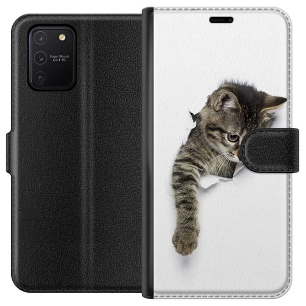 Kompatibel Tegnebogsetui til Samsung Galaxy S10 Lite Kat