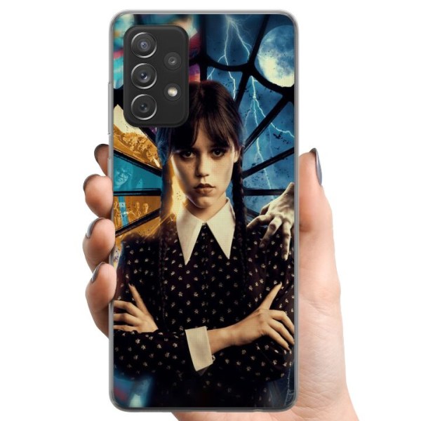 Samsung Galaxy A52 5G TPU Mobildeksel Wednesday Addams