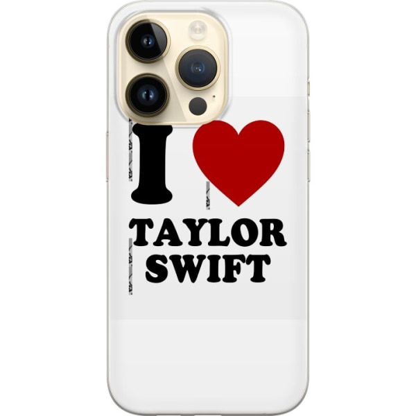 Apple iPhone 15 Pro Läpinäkyvä kuori Taylor Swift