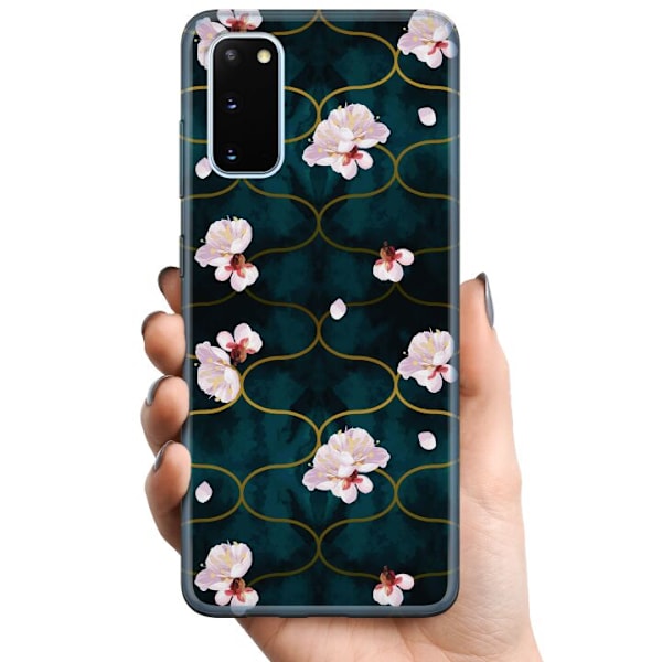 Samsung Galaxy S20 TPU Mobilskal Blommor