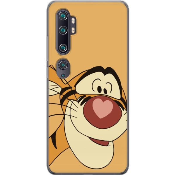 Xiaomi Mi Note 10 Läpinäkyvä kuori Tiger