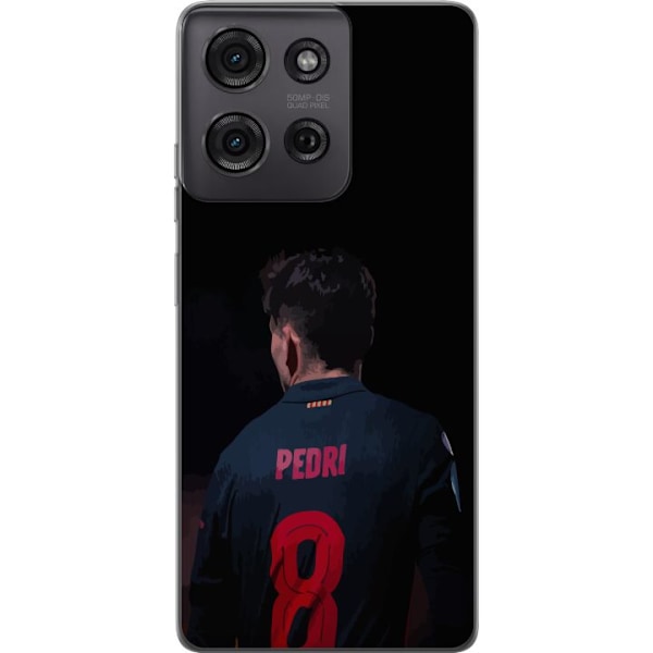 Motorola Moto G75 Läpinäkyvä kuori Pedri FC Barcelona Jalka