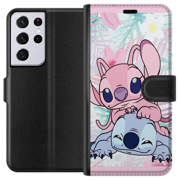 Kompatibel Tegnebogsetui til Samsung Galaxy S21 Ultra 5G Stitch