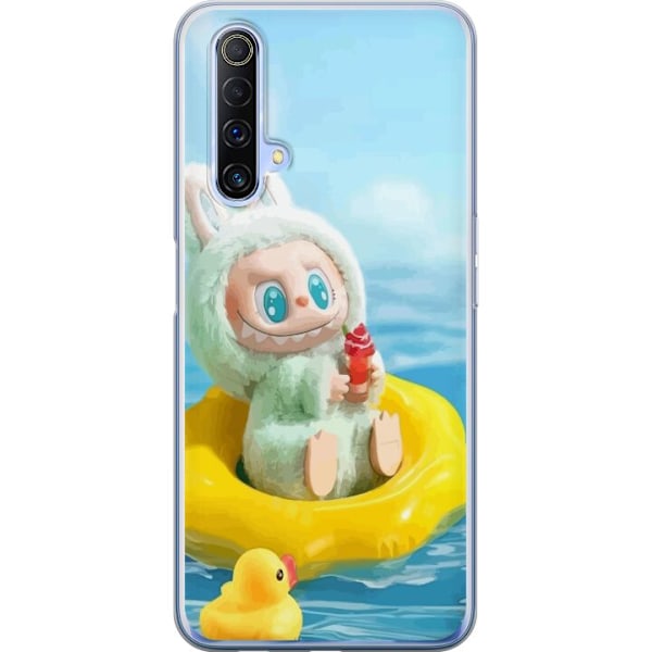 Realme X50 5G Läpinäkyvä kuori Labubu Stripe Attack - Raida