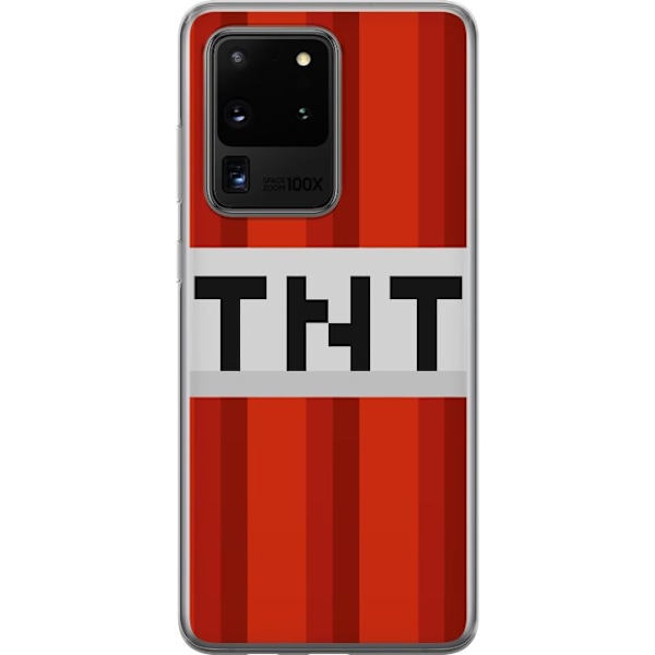 Samsung Galaxy S20 Ultra Genomskinligt Skal Minecraft TNT