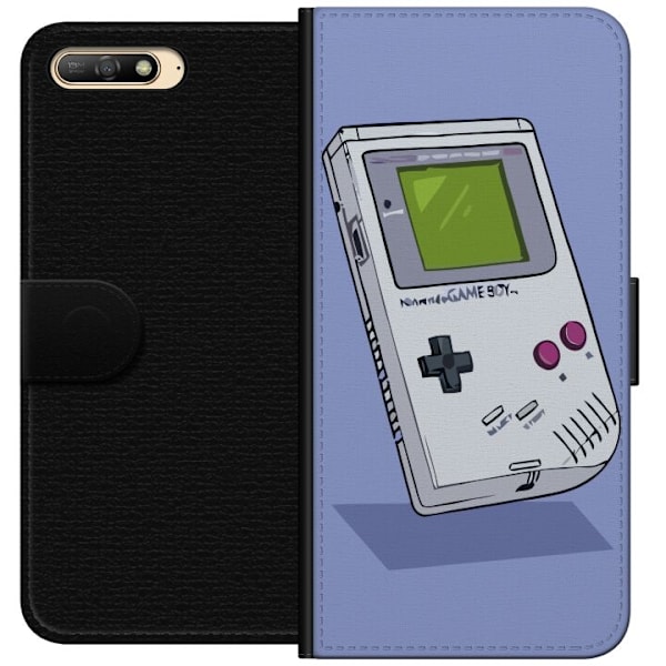 Huawei Y6 (2018) Lommeboketui Game Boy Lilla