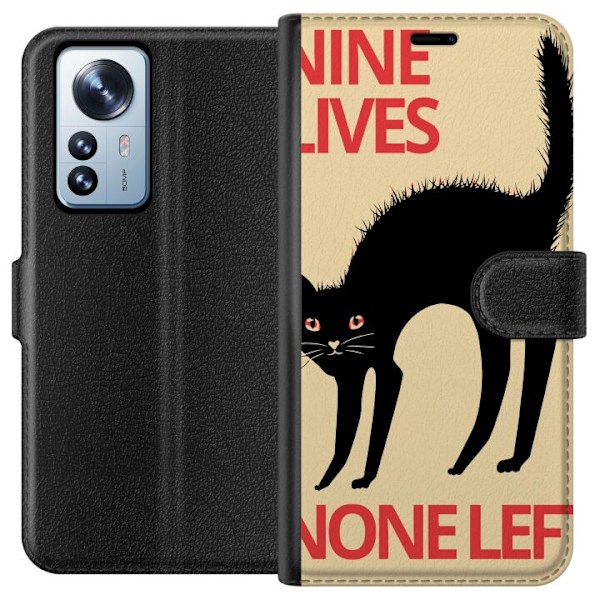 Xiaomi 12 Pro Plånboksfodral Nine Lives