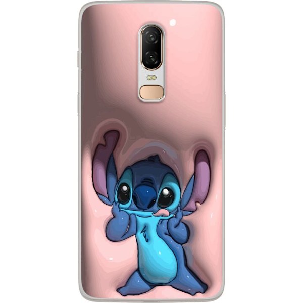 OnePlus 6 Genomskinligt Skal Stitch