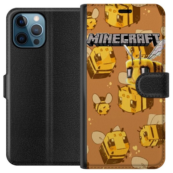 Apple iPhone 12 Pro Tegnebogsetui Minecraft Bi