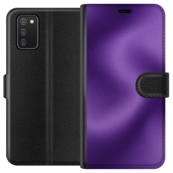 Kompatibel Tegnebogsetui til Samsung Galaxy A02s Lilla dis lilla