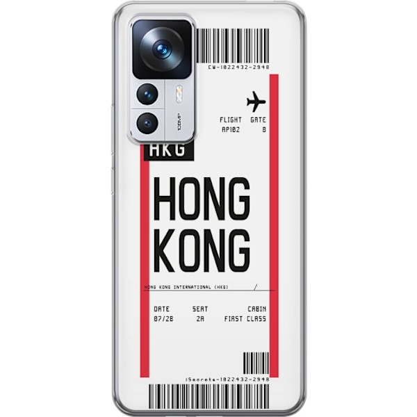 Xiaomi 12T Gennemsigtig cover Hongkong