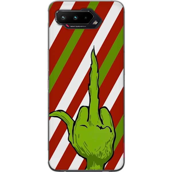 Asus ROG Phone 5 Läpinäkyvä kuori Grinch